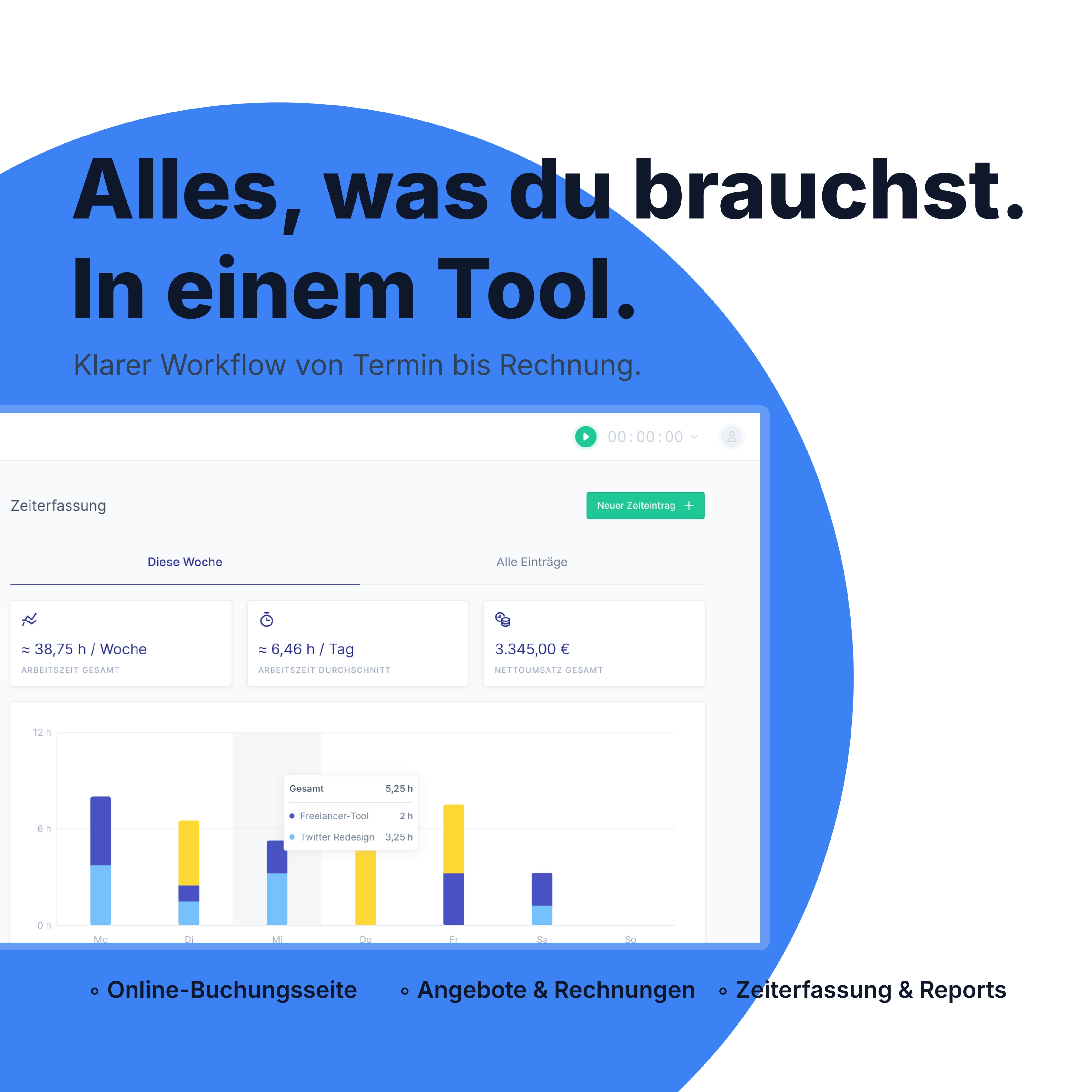 Heev.me Slide mit Screenshot der Anwendung