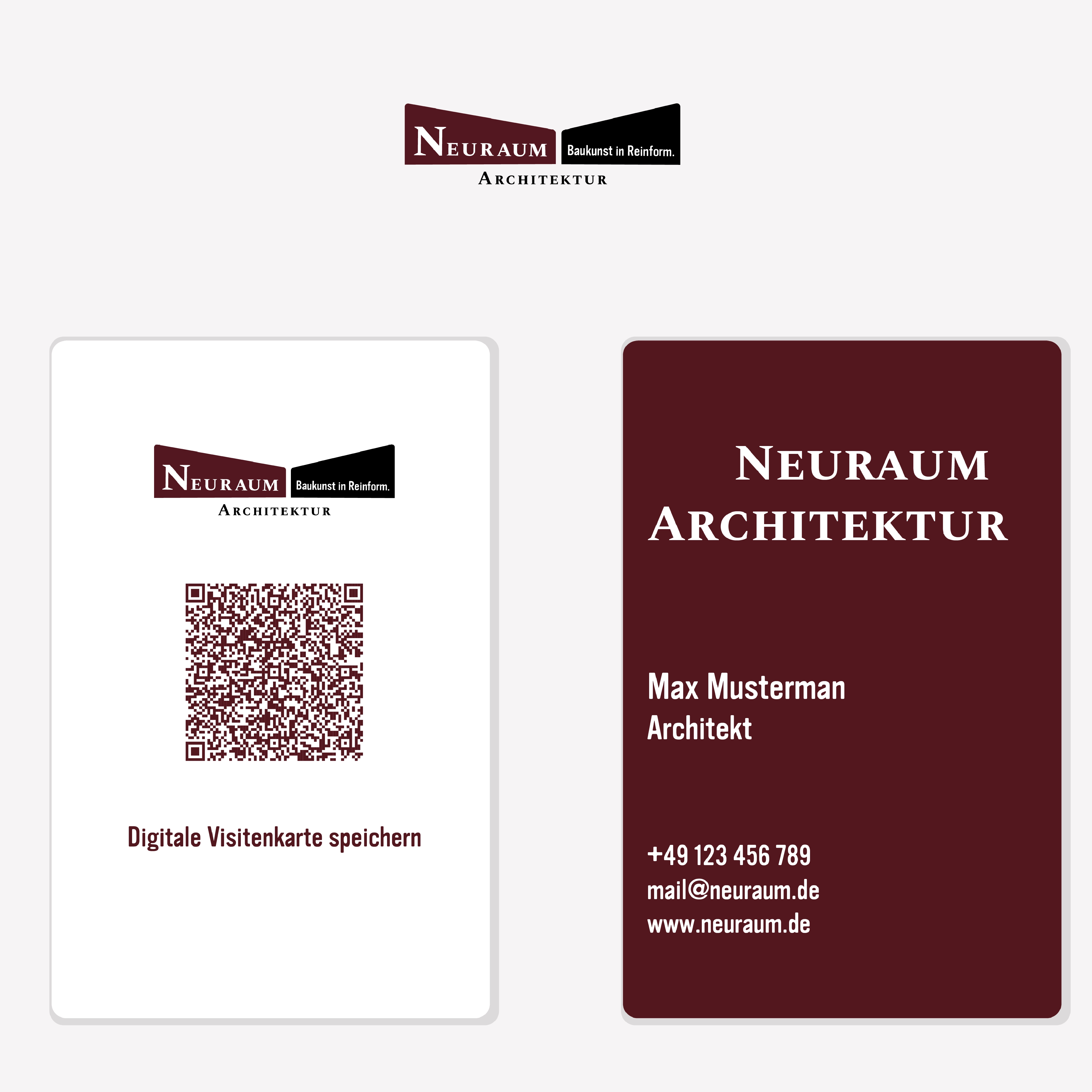 Visitenkarte von Neuraum Architektur